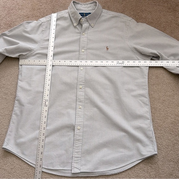 Ralph Lauren Classic Fit Striped Long Sleeve Button Down Shirt - Picture 6 of 8